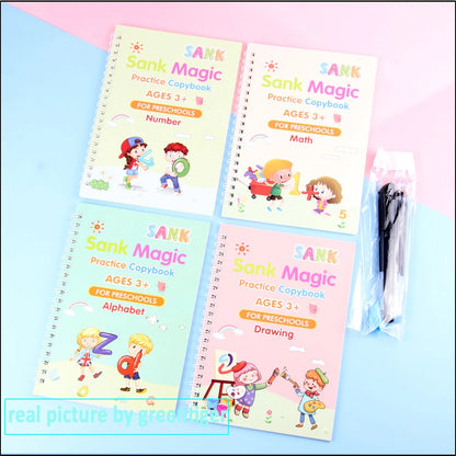 Magic Children's Copy Book (Pack Of 4)