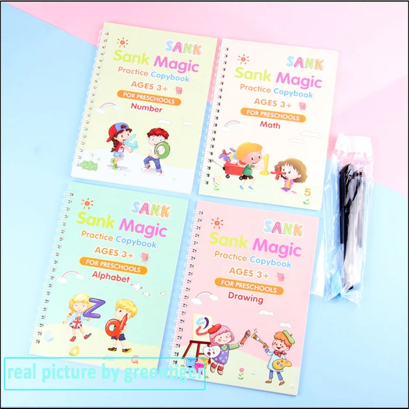 Magic Children's Copy Book (Pack Of 4)