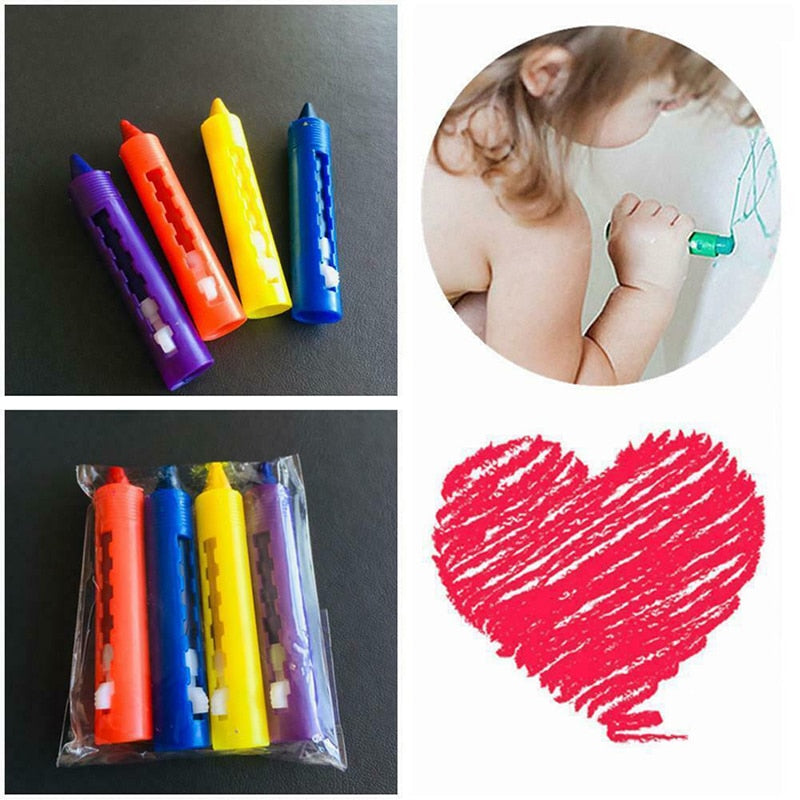 Washable Waterproof Crayons (6 Piece Set)