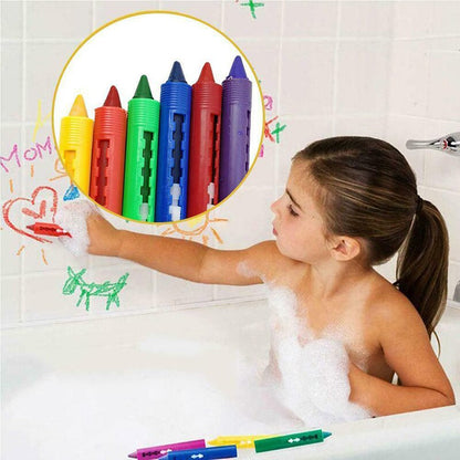 Washable Waterproof Crayons (6 Piece Set)